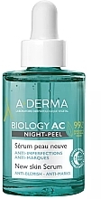 Fragrances, Perfumes, Cosmetics Night Face Peeling Serum - A-Derma Biology AC Night-Peel Serum