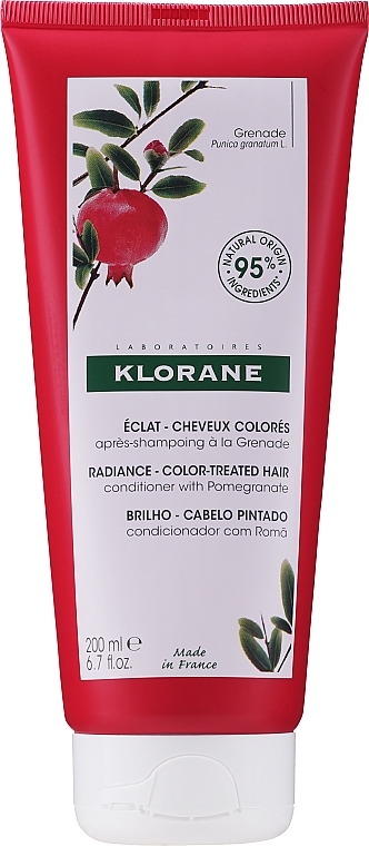 Hair Conditioner - Klorane Color Enhancing Conditioner With Pomegranate — photo N1