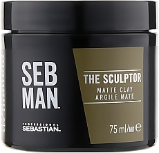 Modeling Hair Mint Clay - Sebastian Professional SEB MAN The Sculptor — photo N1