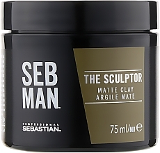 Fragrances, Perfumes, Cosmetics Modeling Hair Mint Clay - Sebastian Professional SEB MAN The Sculptor