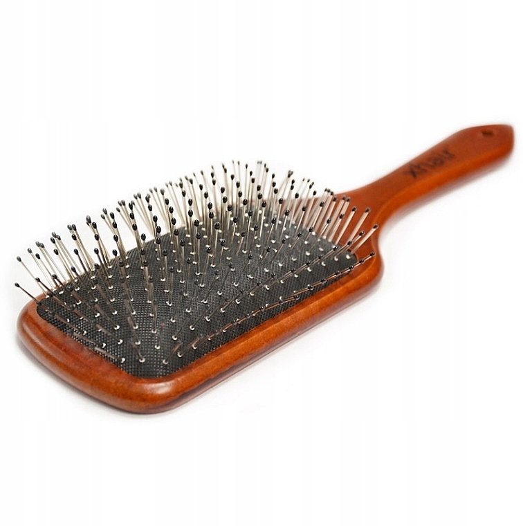 Wooden Hair Brush, 25.3 x 8 cm, square - Xhair — photo N2