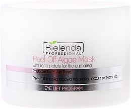 Fragrances, Perfumes, Cosmetics Alginate Eye Mask with Rose Petals - Bielenda Professional Eye Lift Program Peel-Off Algae Mask