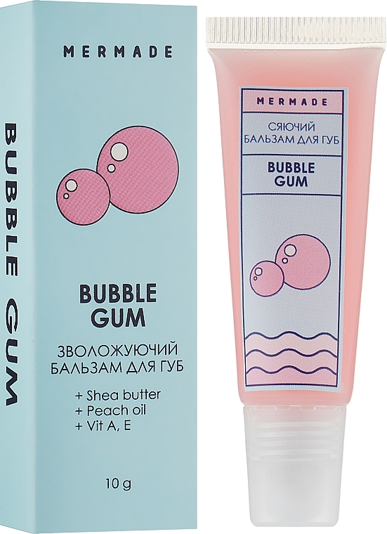 Moisturizing Lip Balm - Mermade Bubble Gum — photo N2