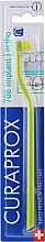 Fragrances, Perfumes, Cosmetics Mono Toothbrush, light green-yellow - Curaprox CS 708 Implant