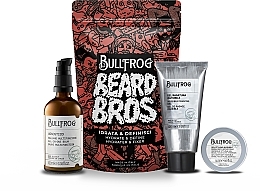 Set - Bullfrog Beard Bros Hydrate & Define Kit (shave/gel/100 ml + hair/gel/50 ml + balm/100 ml) — photo N1