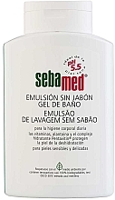 Cleansing Face Emulsion - Sebamed Soap-Free Liquid Washing Emulsion pH 5.5 — photo N1