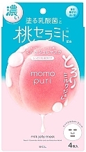 Milk & Prebiotic Sheet Mask - BCL Momo Puri Milk Jelly Mask — photo N1