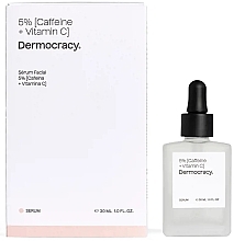 Fragrances, Perfumes, Cosmetics 5% Caffeine + Vitamin C Face Serum - Dermocracy 5% Caffeine + Vitamin C Facial Serum