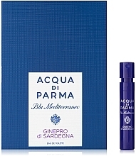 Fragrances, Perfumes, Cosmetics Acqua di Parma Blu Mediterraneo Ginepro di Sardegna - Eau de Toilette (sample)