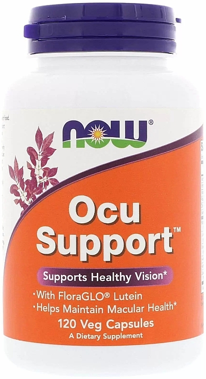 Healthy Vision Dietary Supplement, Capsules - Now Foods Ocu Support — photo N1