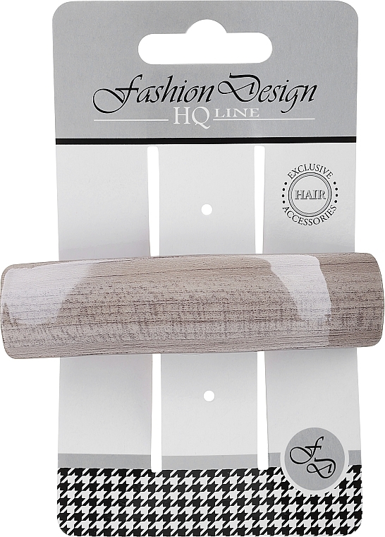 Fashion Design Hair Clip, 28496, beige - Top Choice Fashion Design HQ Line — photo N1