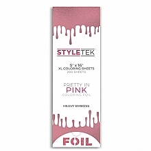 Fragrances, Perfumes, Cosmetics Hair Foil, 5x16, pink, 200 pieces - StyleTek