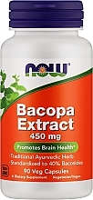 Fragrances, Perfumes, Cosmetics Dietary Supplement "Bacopa Extract", 450mg - Now Foods Bacopa Extract