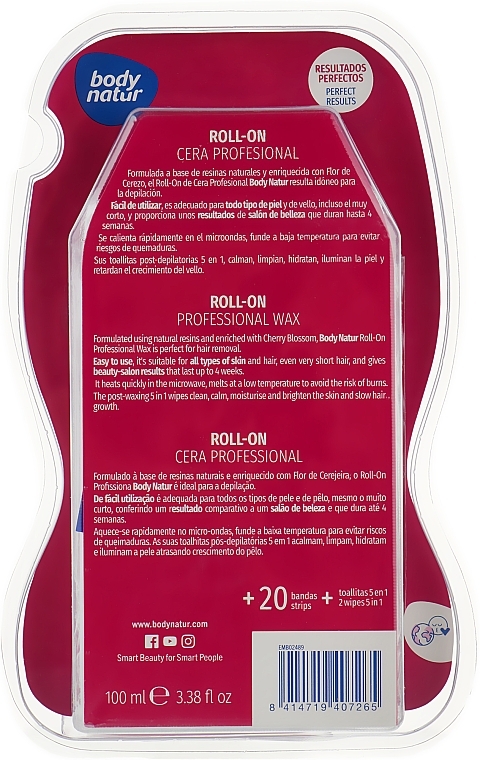 Professional Body Wax - Body Natur Warm Wax Roll-on — photo N2