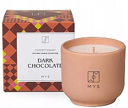 Soy Candle "Dark Chocolate" - Mys Dark Chocolate Candle — photo N1