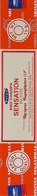 Sensation Incense - Satya Sensation Incense — photo N1