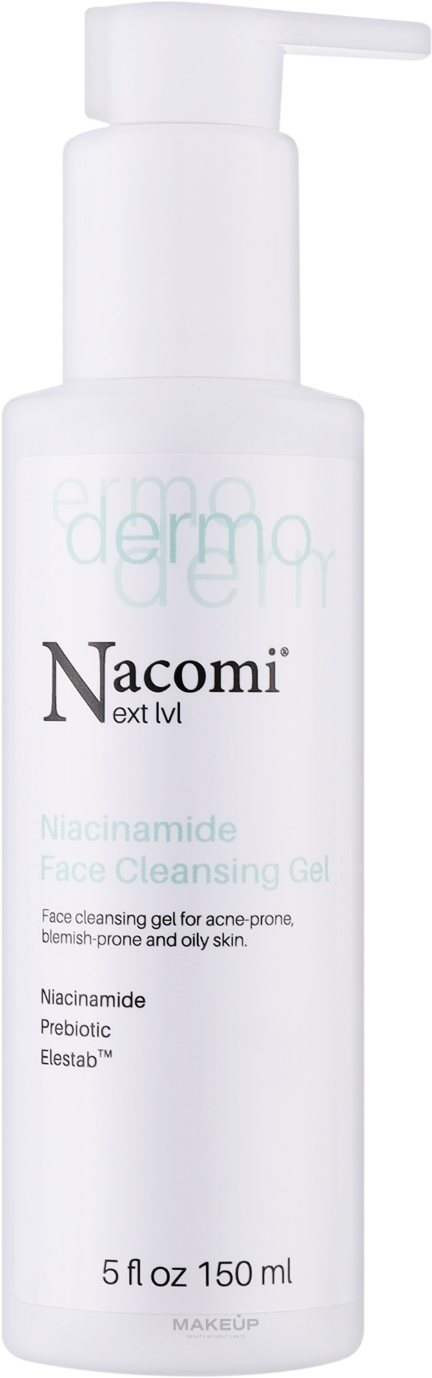 Face Cleansing Gel - Nacomi Next Level Dermo Niacinamide Facial Cleansing Gel — photo 150 ml
