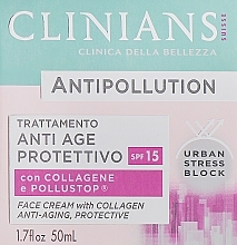 Fragrances, Perfumes, Cosmetics Anti-Aging Cream - Clinians Anti-Pollution Cream