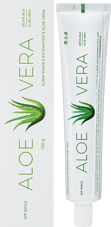 Toothpaste with Aloe Vera - VitalCare White Pearl Aloe Vera Toothpaste — photo N2