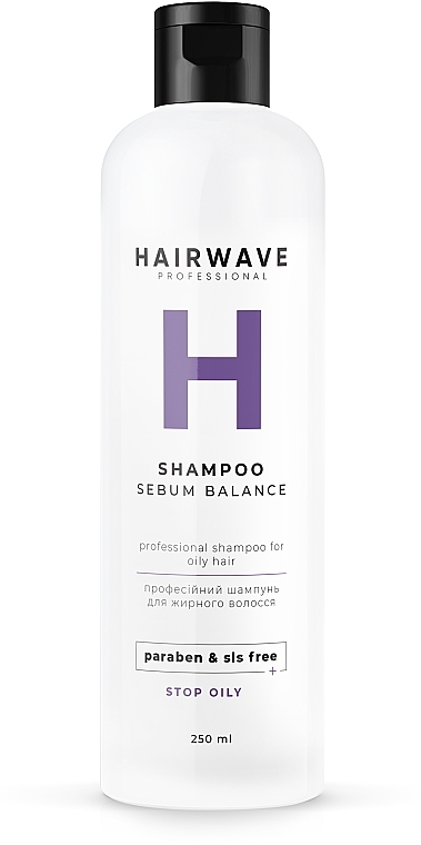 Sulphate-Free Shampoo for Oily Hair 'Sebum Balance' - HAIRWAVE — photo N3