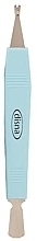 Fragrances, Perfumes, Cosmetics Cuticle Clipper & Pusher, 11.8 cm, blue - Disna Pharm