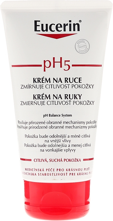 Hand Cream for Slin Prone to Allergy - Eucerin pH5 Hand Creme — photo N1