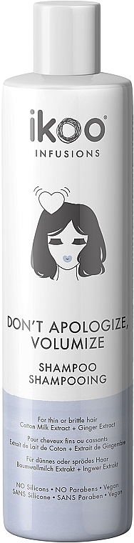 Volume Shampoo - Ikoo Infusions Don’t Apologize, Volumize Shampoo — photo N2