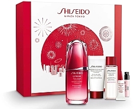 Fragrances, Perfumes, Cosmetics Shiseido Ultimune Holiday Kit - Set (conc/50ml + foam/15ml + lot/30ml + eye/conc/3ml + edp/0,8ml)