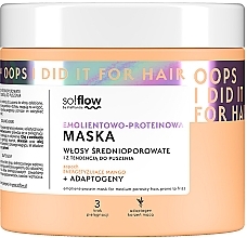 Fragrances, Perfumes, Cosmetics Softening Protein Mask for Medium Porosity Hair - So!Flow by VisPlantis