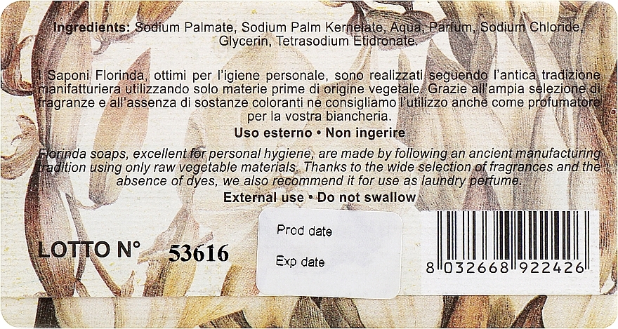 Yucca Natural Soap - Florinda Sapone Vegetale Yucca — photo N2