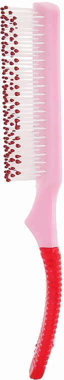 Hair Brush, CR-4200, red-pink - Christian — photo N2