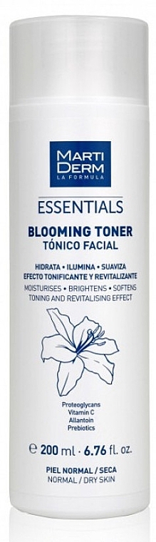 Toner for Normal & Dry Skin - MartiDerm Essentials Blooming Toner — photo N1