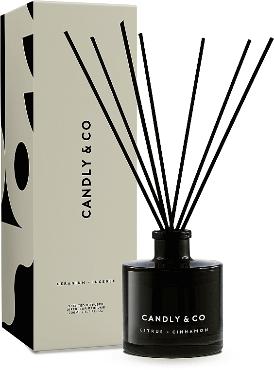 Home Fragrance Diffuser - Candly & Co No.3 Candle Cytrusy/Cynamon — photo N1