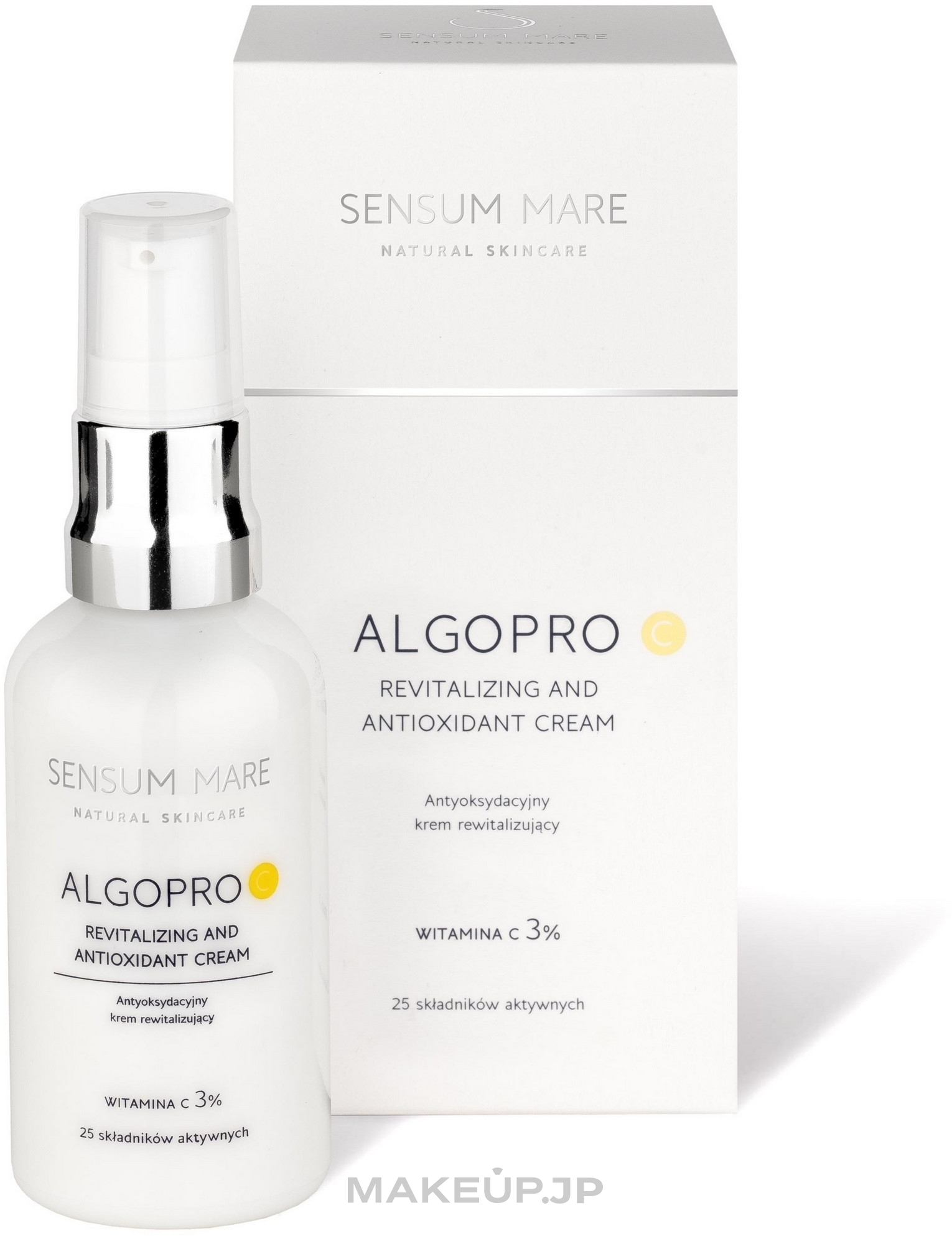 Revitalizing & Antioxidant Cream with 3% Vitamin C - Sensum Mare Algopro C Revitalizing And Antioxidant Cream — photo 50 ml