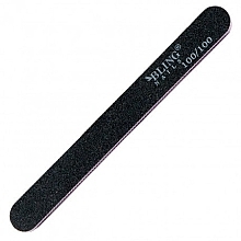 Fragrances, Perfumes, Cosmetics Nail File "Straight", 100/100, black - Bling