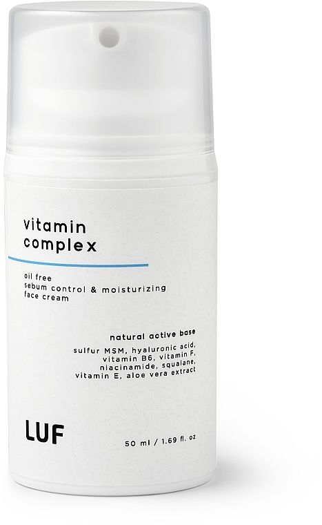 Concentrated Anti-Inflammatory Face Cream "Vitamin Complex" - Luff Active Vitamin Complex Face Cream — photo N1