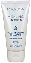 Fragrances, Perfumes, Cosmetics Repairing Cream Shampoo with Tamanu Oil - L'anza Healing Moisture Tamanu Cream Shampoo (mini size)