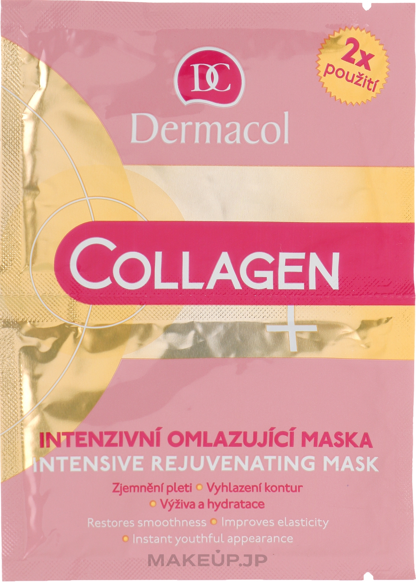 Intensive Rejuvenating Face Mask - Dermacol Collagen+ Intensive Rejuvenating Mask — photo 2 x 8 g