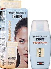 Face Sun-protector - Isdin Fotoprotector Fusion Water SPF 50+ — photo N2