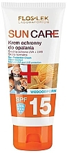 Fragrances, Perfumes, Cosmetics Tanning Cream - Floslek Sun Protection Cream SPF15