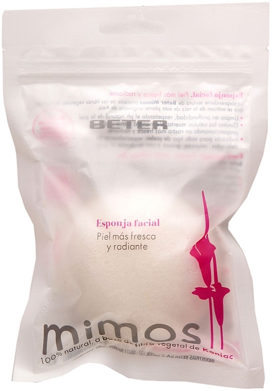 Face Sponge - Beter Mimos Konjak — photo N1