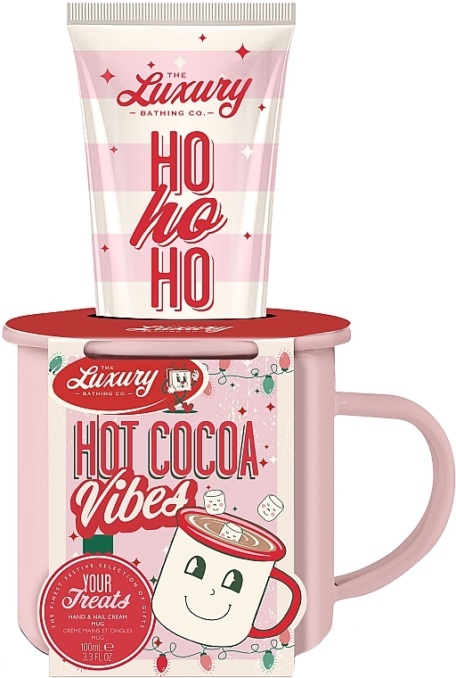 Bundle - Grace Cole The Luxury Bathing Hot Cocoa Vibes Gift Set (h/cr/100ml + mug/1pcs) — photo N1