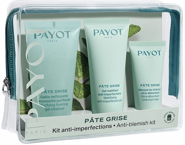 Set - Payot Grise Anti-Imperfection Kit (gel/50ml + gel/30ml + mask/15ml) — photo N1