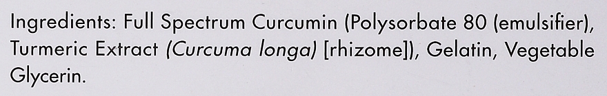 Curcumin - Solgar Curcumin — photo N6