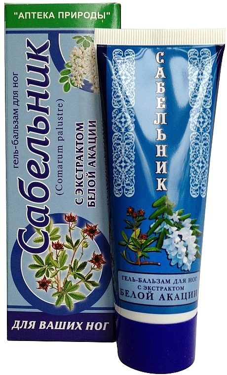 Foot Gel Balm 'Cinquefoil with White Acacia Extract' - Flora-Farm — photo N1