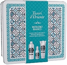 Fragrances, Perfumes, Cosmetics Tesori d`Oriente White Musk - Set (edp/100ml + sh/gel/250ml + bath/cr/500ml)	