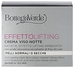 Lifting Effect Anti-Ageing Night Face Cream - Bottega Verde Lifting Effect Anti-Ageing Night Face Cream — photo N3