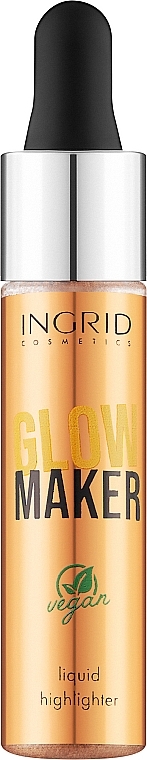 Liquid Highlighter - Ingrid Cosmetics Glow Maker Bali Vegan Highlighter  — photo N1