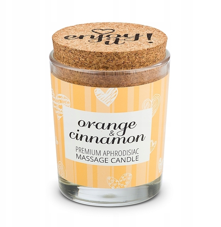 Massage Candle "Orange & Cinnamon" - Magnetifico Enjoy it! Massage Candle Orange & Cinnamon — photo N2