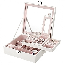 Fragrances, Perfumes, Cosmetics Jewelry Box with Mirror, PD58K - Ecarla